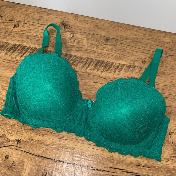 intimissimi Intimates & Sleepwear Intimissimi 36d Green Lace Push Up Bra Poshmark